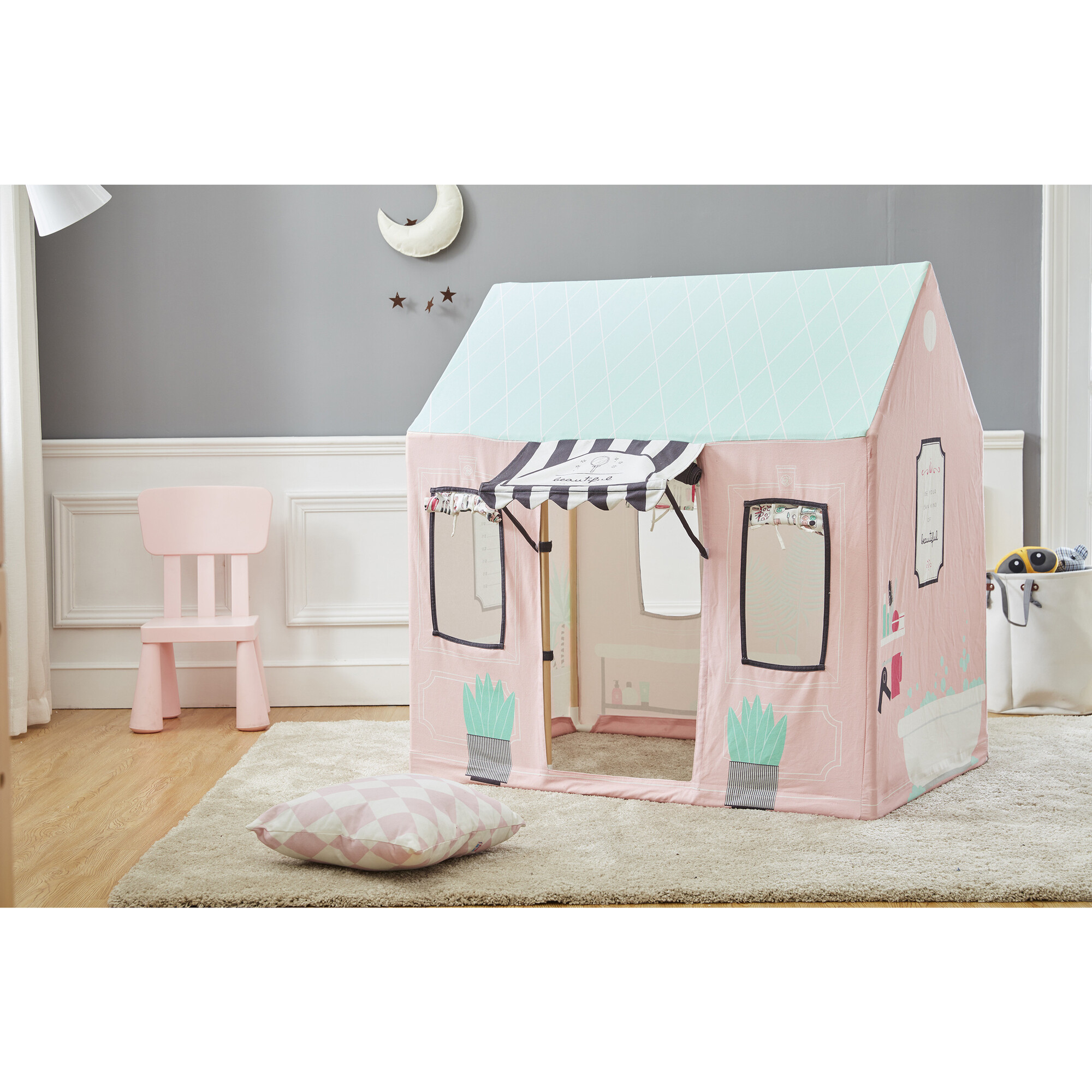 Beauty Salon Play Tent - Wonder & Wise by Asweets Pretend Play, Play Tents  & Vanities