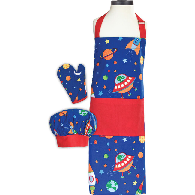 Out of this World Deluxe Child Apron Boxed Set - Party Accessories - 1