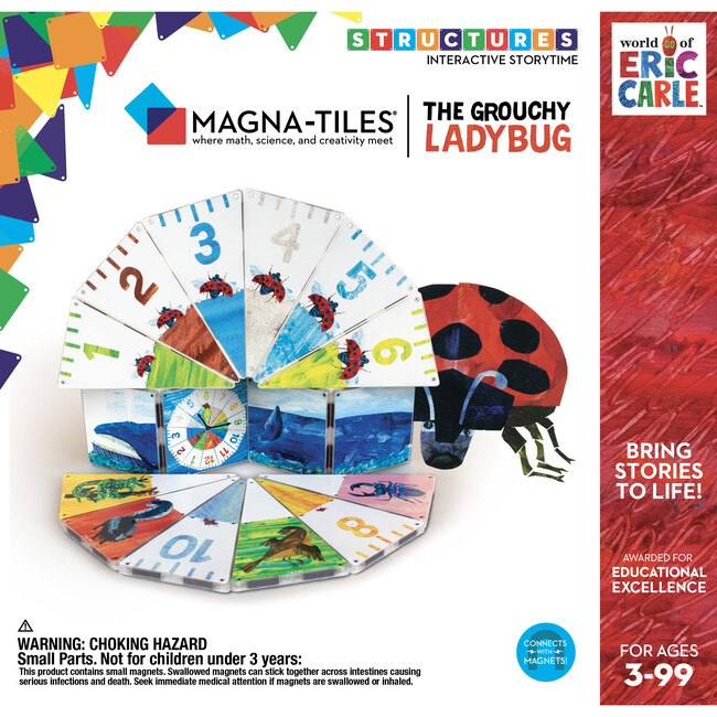 The Grouchy Ladybug Magna-Tiles Structures - Magnetic Tiles - 3