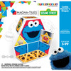 Sesame Street Cookie Monster's Shapes Magna-Tiles Structures - STEM Toys - 5