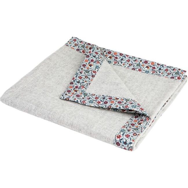 Le Temps Viendra Baby Blanket, Grey - Blankets - 1