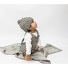 Le Temps Viendra Baby Blanket, Grey - Blankets - 2