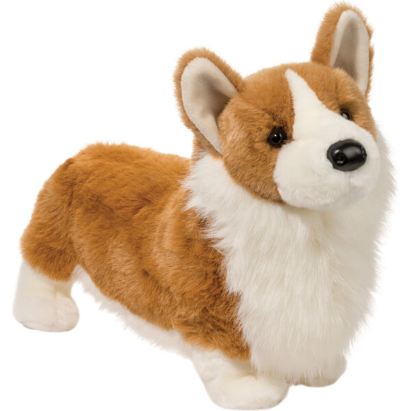 large stuffed corgi