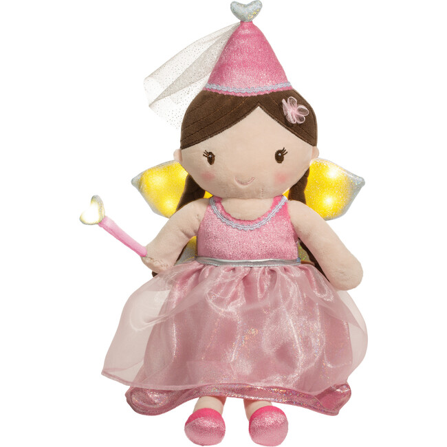 Fuchsia Light & Sound Pink Fairy Doll - Soft Dolls - 1