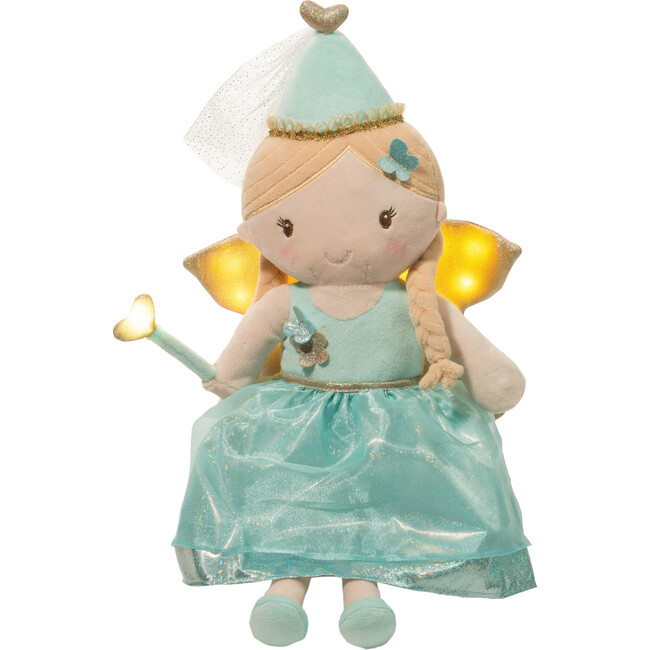 Tealia Light & Sound Aqua Fairy Doll - Soft Dolls - 1