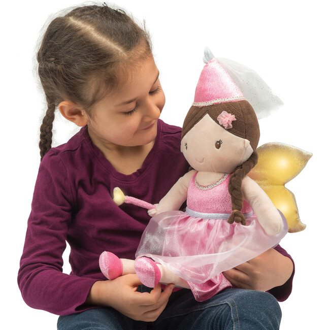 Fuchsia Light & Sound Pink Fairy Doll - Soft Dolls - 2