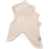 Cotton Fleece Dino Balaclava, Camel - Balaclavas - 1 - thumbnail