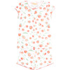Summer Peaches Short Sleeve Pajamas, Orange - Pajamas - 1 - thumbnail