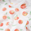 Summer Peaches Onesie, Orange - Pajamas - 2