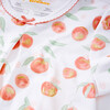 Summer Peaches Short Sleeve Pajamas, Orange - Pajamas - 2 - thumbnail