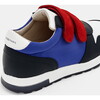 Running-Style Sneakers, White & Blue - Sneakers - 3