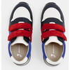 Running-Style Sneakers, White & Blue - Sneakers - 4