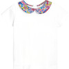 Liberty Collar T-Shirt, White - Tees - 1 - thumbnail