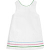 Helen Dress, White Pique - Dresses - 1 - thumbnail