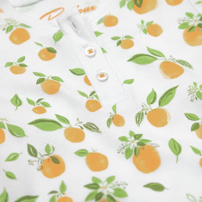 Onesie with Hat, Orange Blossoms - Mixed Apparel Set - 2