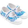 Baby Canvas Mary Janes, Blue & Muliticolored - Mary Janes - 1 - thumbnail