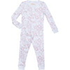 Dogwood & Dragonflies Long Pajamas, Pink - Pajamas - 1 - thumbnail