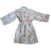 Little Girls Veetzie Kimono Robe, Green Floral Liberty - Robes - 2