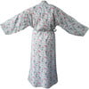 Women's Veetzie Kimono Robe, Green Floral Liberty - Robes - 2