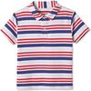 Henry Short Sleeve Polo, Bittersweet Multistripe - Polo Shirts - 1 - thumbnail