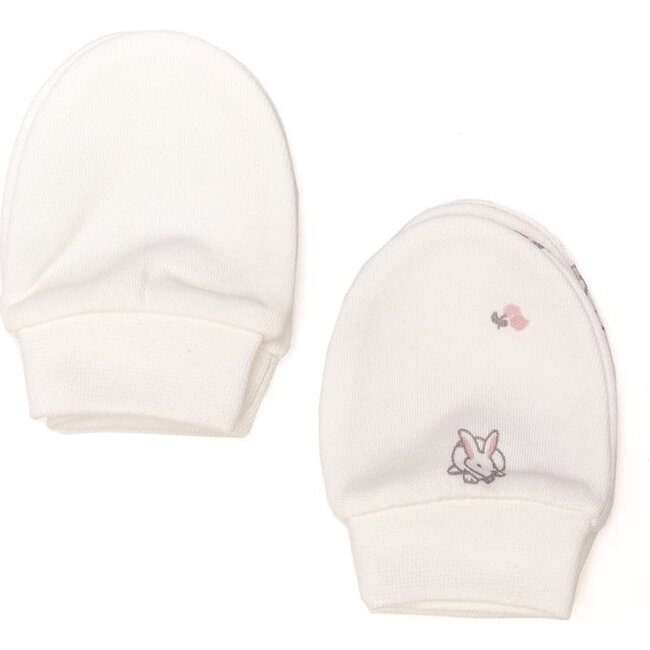 Bunny Gloves, Ecru