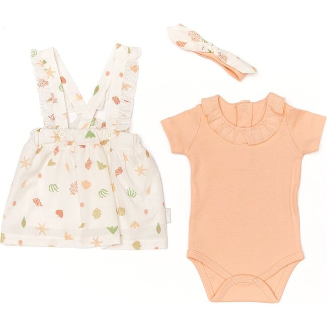 3 Piece Starfish Outfit Set, Salmon - Mixed Apparel Set - 2