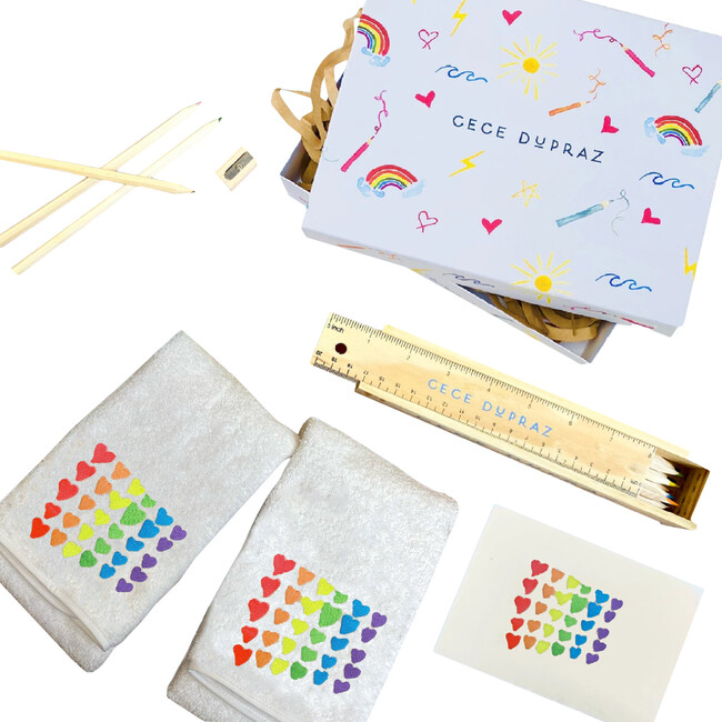 Draw Your Own Hand Towels Gift Set