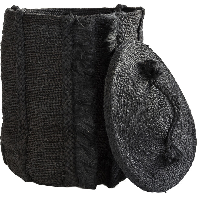 Round Basket Lid, Desert Black