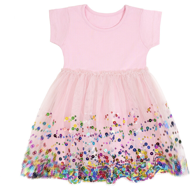 Sequin Dress, Pink - Sweet Wink Dresses | Maisonette