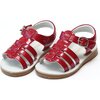 Saylor Fisherman Sandal, Red - Sandals - 1 - thumbnail