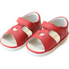 Baby Betsy Open Heart Sandal, Red - Sandals - 1 - thumbnail