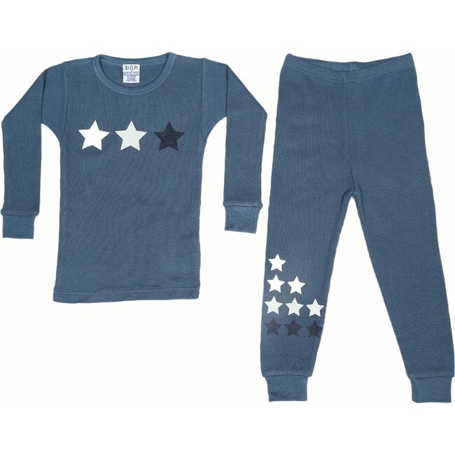 Pajama Set, Denim Stars - Pajamas - 1