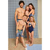 Men's Azulejos Swim Trunks, Navy - Swim Trunks - 2