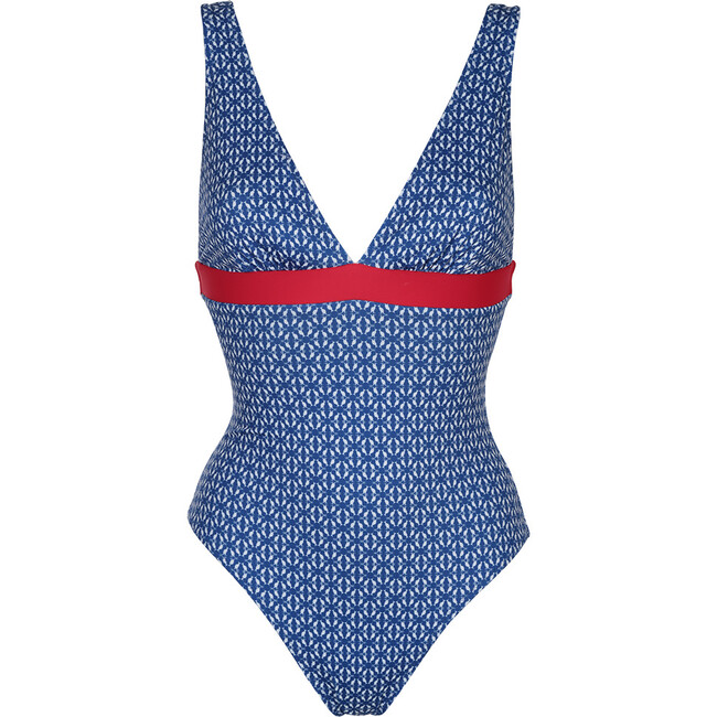 Women's Isaure Navy Kangaroos One Piece, Blue - One Pieces - 1
