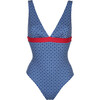 Women's Isaure Navy Kangaroos One Piece, Blue - One Pieces - 1 - thumbnail