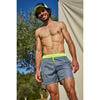 Men's Trawangan Swim Trunks, Light Navy - Swim Trunks - 2