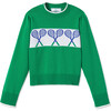 Darby Tennis Sweater, Blarney Green - Sweaters - 1 - thumbnail