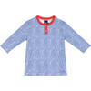 Anti UV Top Rashgaurd, Blue - Rash Guards - 1 - thumbnail