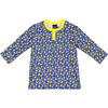 Top Anti UV Lemonade Rashguard, Blue - Rash Guards - 1 - thumbnail