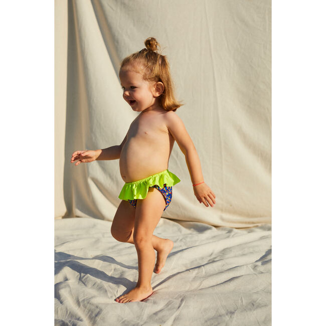 Octavie Graffiti Bikini Bottom, Blue - Two Pieces - 3