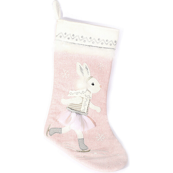 Snow Bunny Stocking - MON AMI Stockings & Tree Skirts | Maisonette