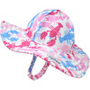 UPF 50+ Summer Splash Swim Hat, Pink Lobsters - Sun Hats - 1 - thumbnail