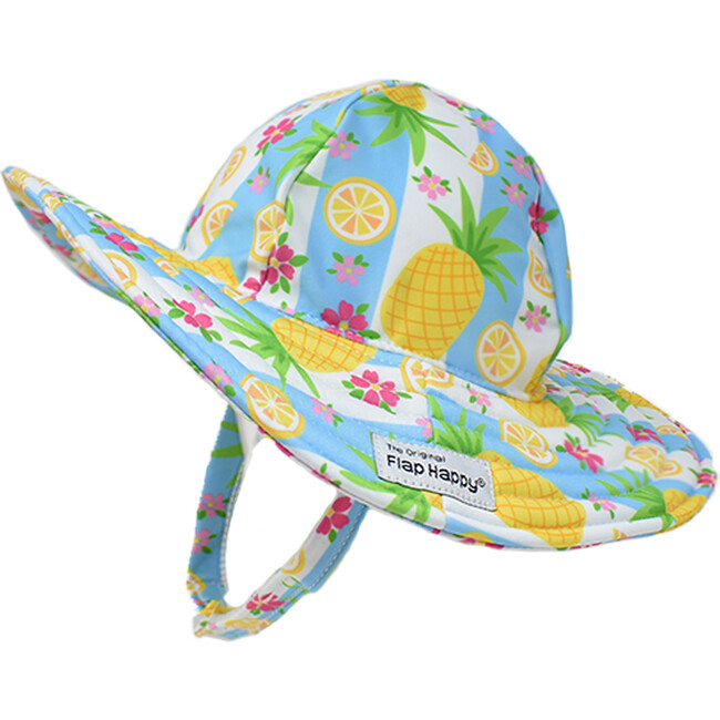 UPF 50+ Summer Splash Swim Hat, Pink Sparkle - Hats - 1