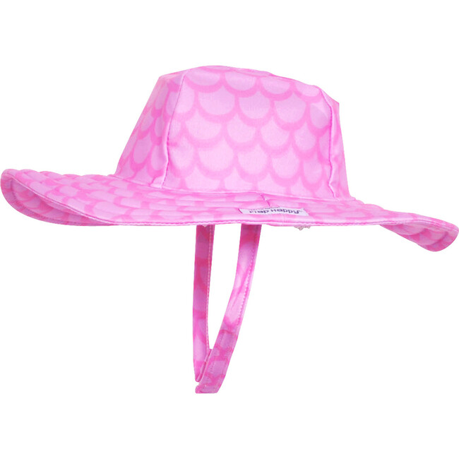 UPF 50+ Summer Splash Swim Hat, Pink Splash - Hats - 1