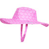 UPF 50+ Summer Splash Swim Hat, Pink Splash - Hats - 1 - thumbnail