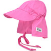 UPF 50+ Original Flap Hat with Ties, Rose - Sun Hats - 1 - thumbnail