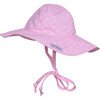 UPF 50+ Floppy Hat, Pink Dots - Sun Hats - 1 - thumbnail