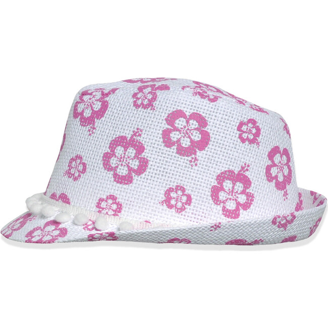 UPF 50+ Fedora Club Hat, Wild Hibiscus