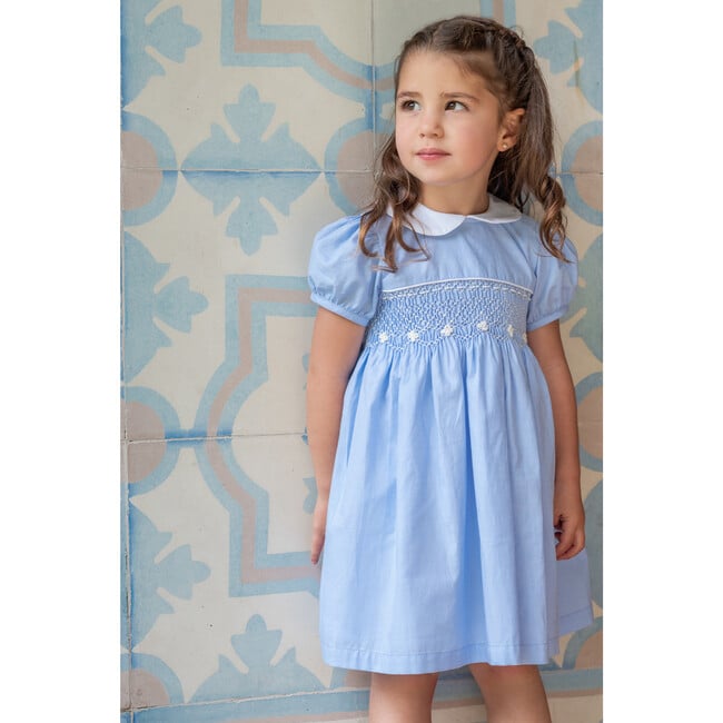 Martina Dress, Baby Blue - Dresses - 2