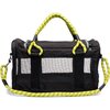Pet Travel Bag,  Black and Yellow - Pet Carriers & Totes - 1 - thumbnail